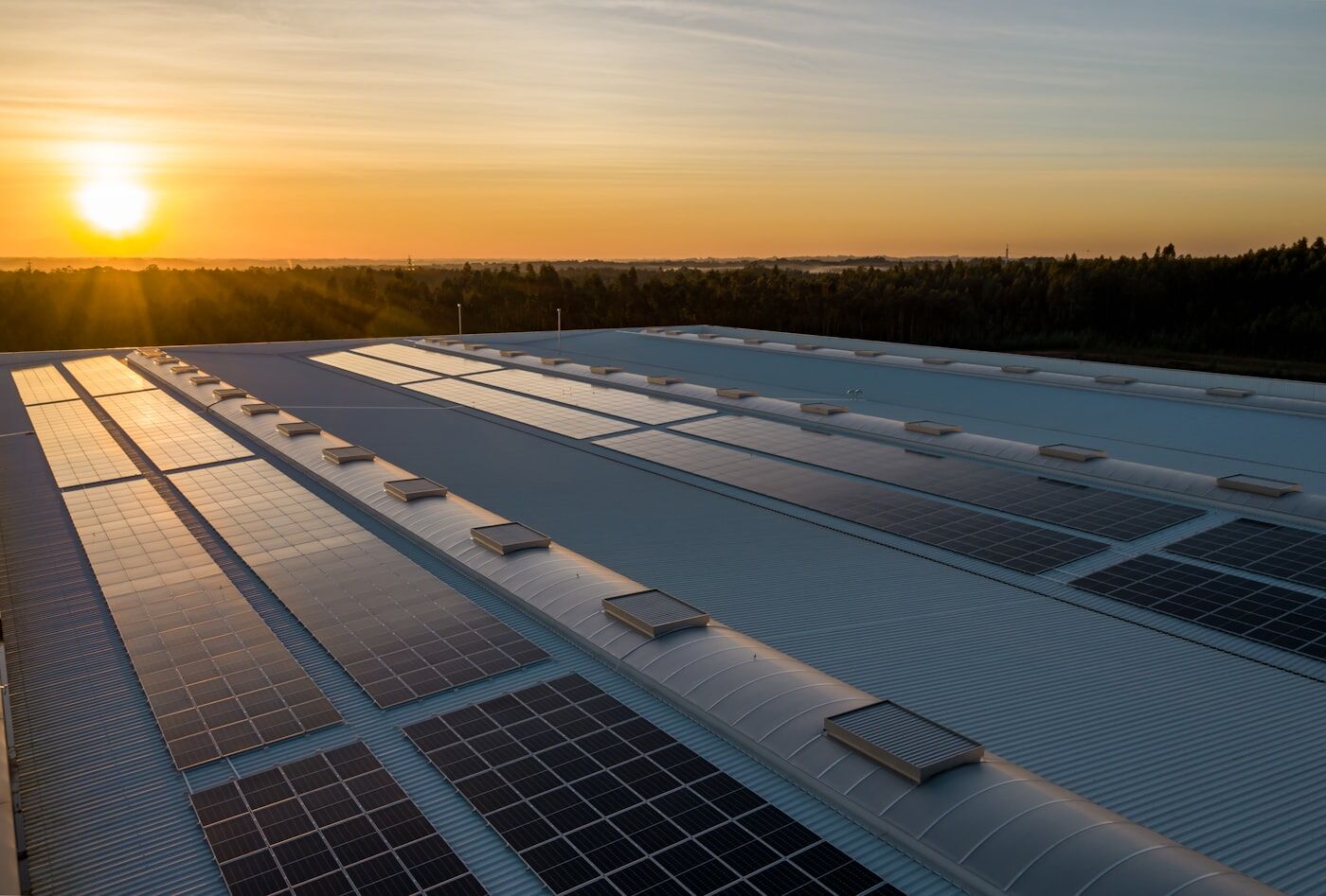 Solar panel installation on a South African residential or commercial building
